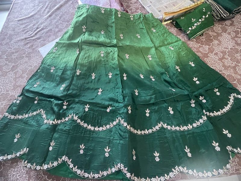 Lehenga Choli With Odhna &amp; Blouse