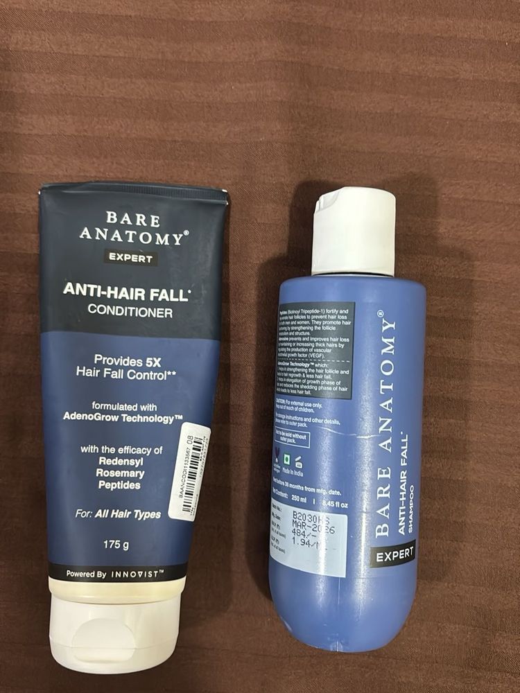 Bare Anatomy Anti-Hair Fall Conditioner &amp; Shampoo