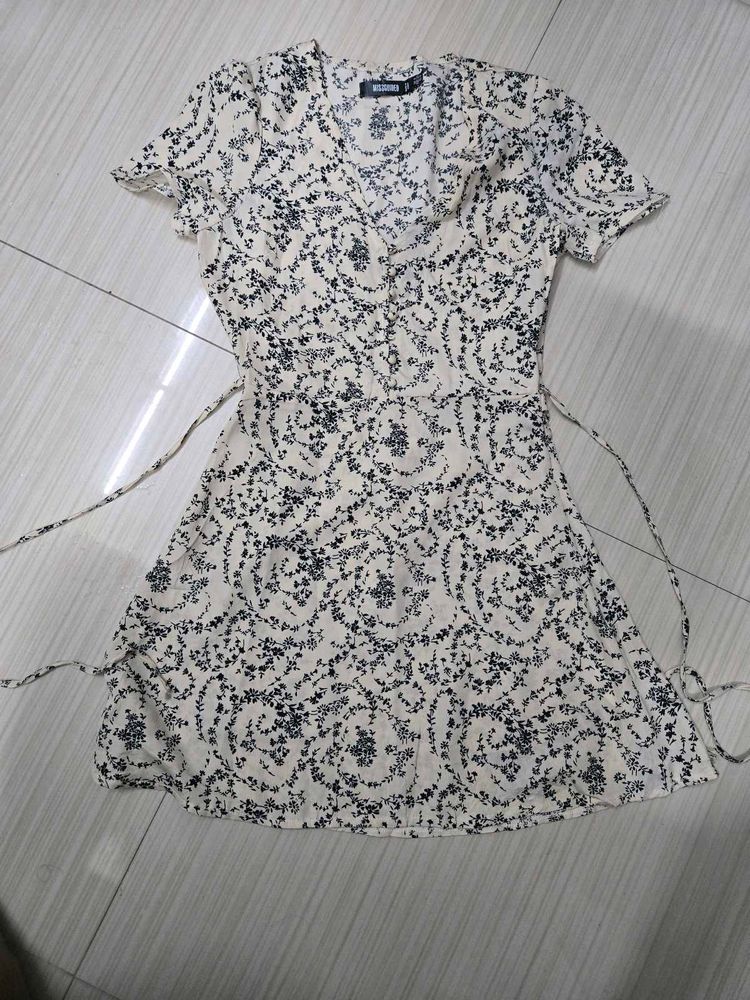 Floral Print Mini Dress