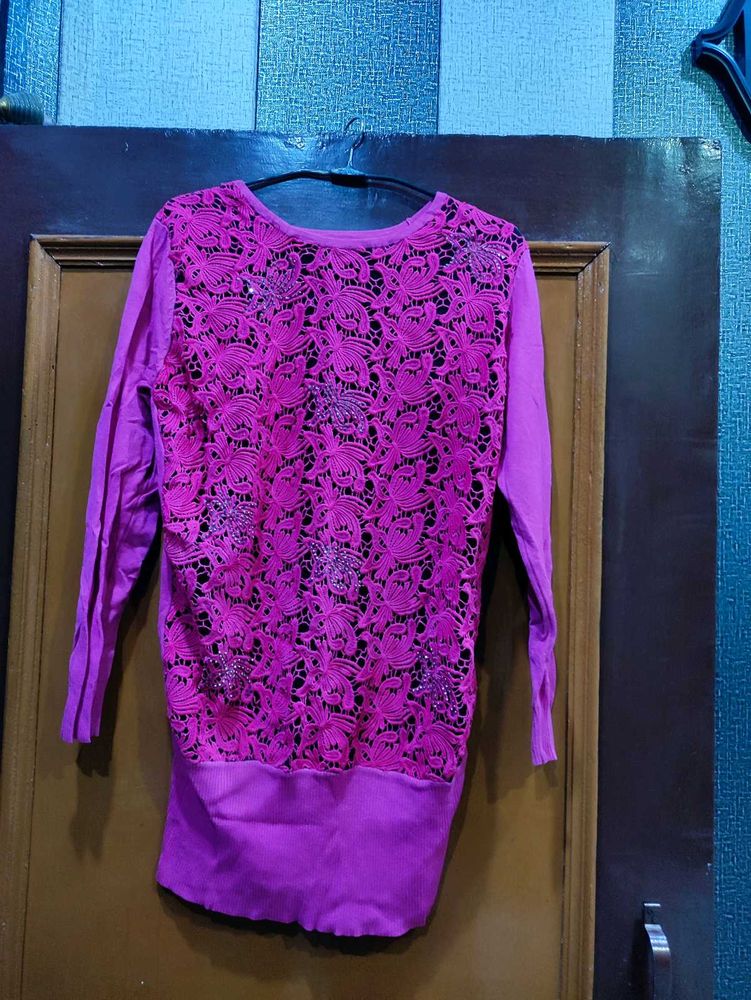 Pink women sweater