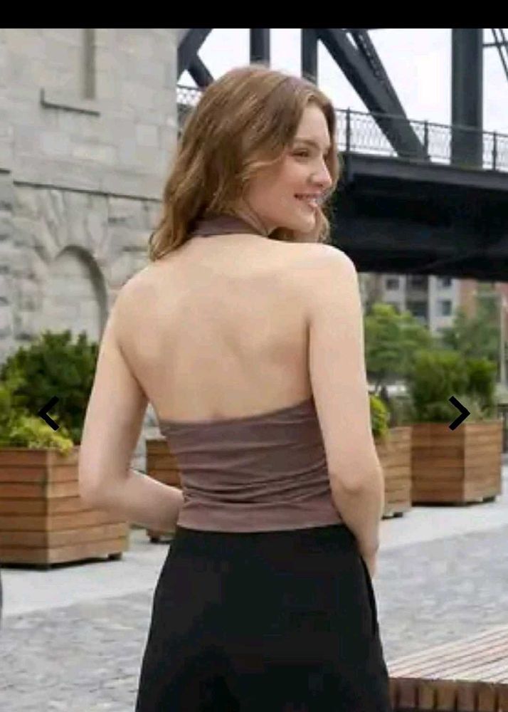 Stylish Halter Neck Top