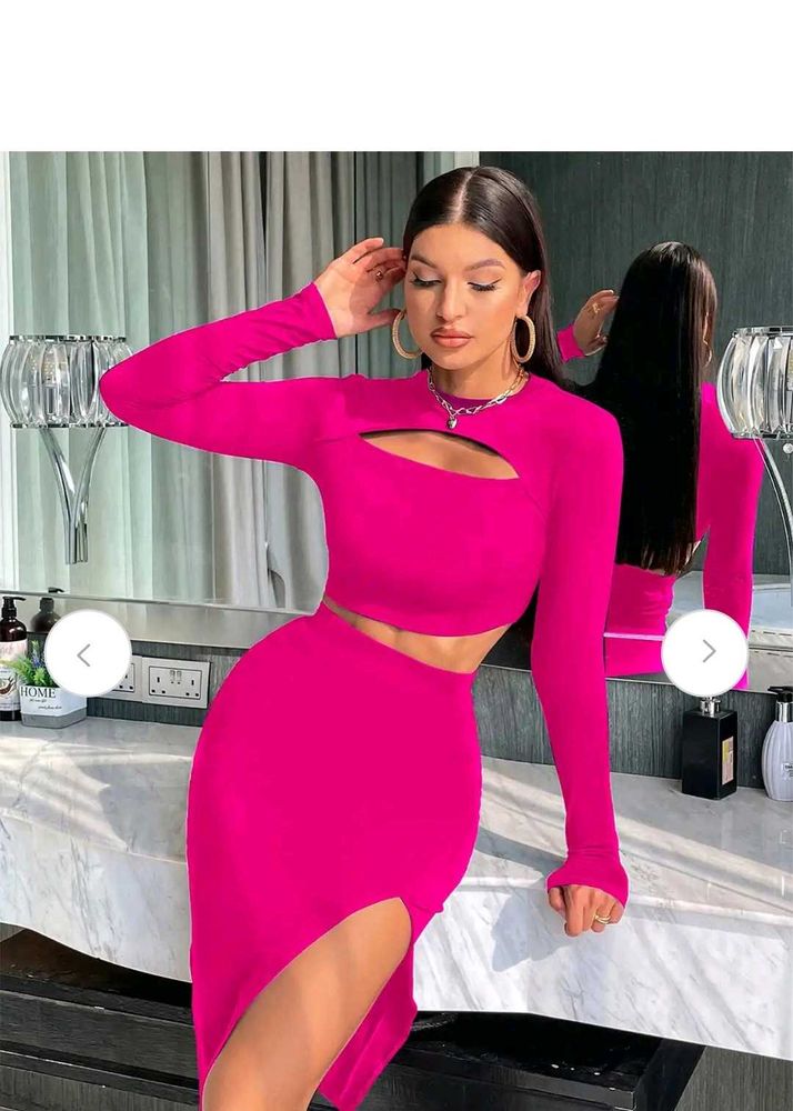Rajovati Hot Pink Co-ord Set