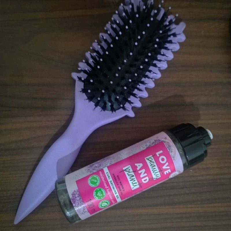 Combo✨✨ Curl Defining Hair Brush + curling gel