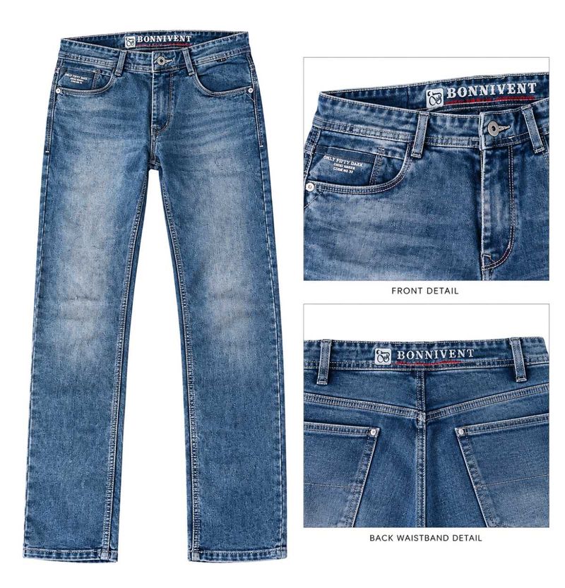 Classic Blue Wash Denim Jeans