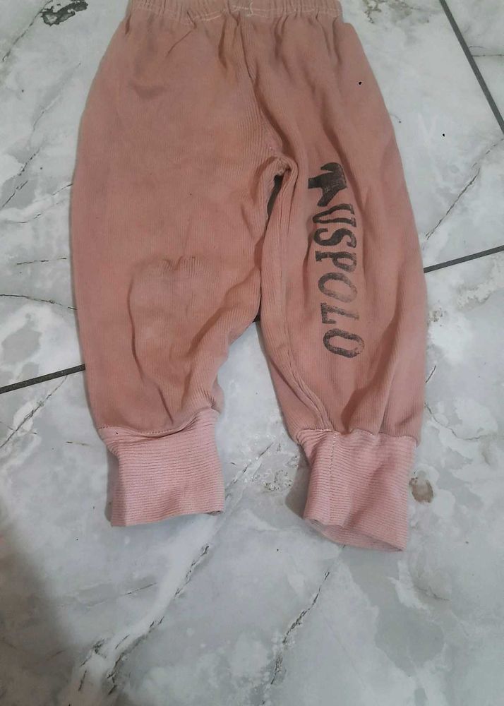 Baby Girl's Pink Joggers