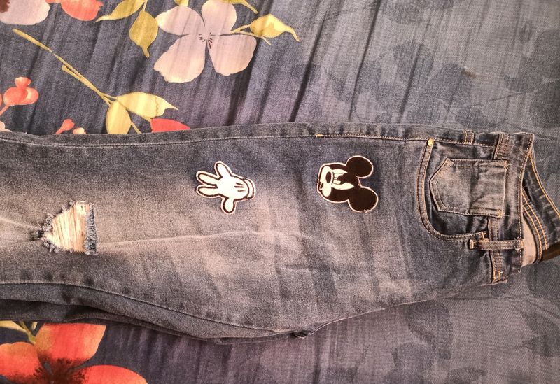 Denim Boyfriend Jeans