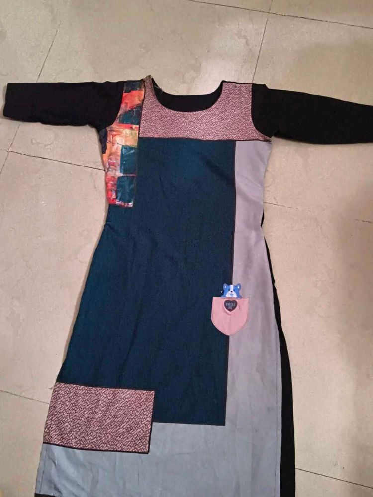 Colorful Patchwork Dress