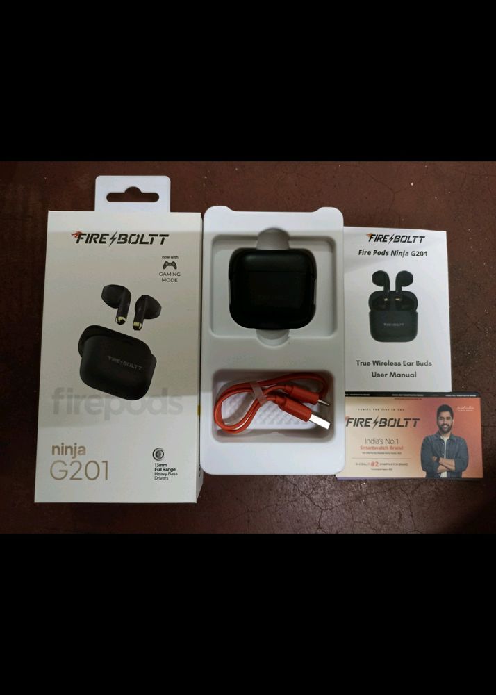 Firebolt Earpods New Pack With Case 1Year Warranty