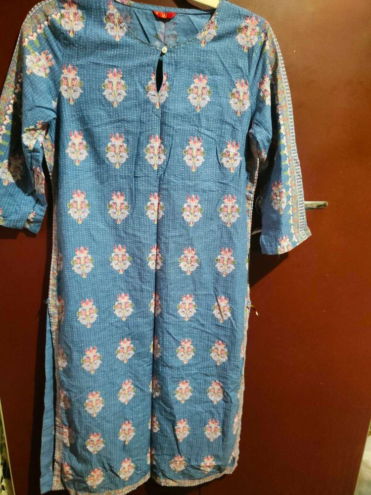 Floral Print Kurta
