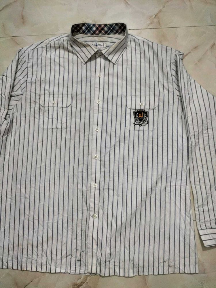 Men's Striped Casual Shirt