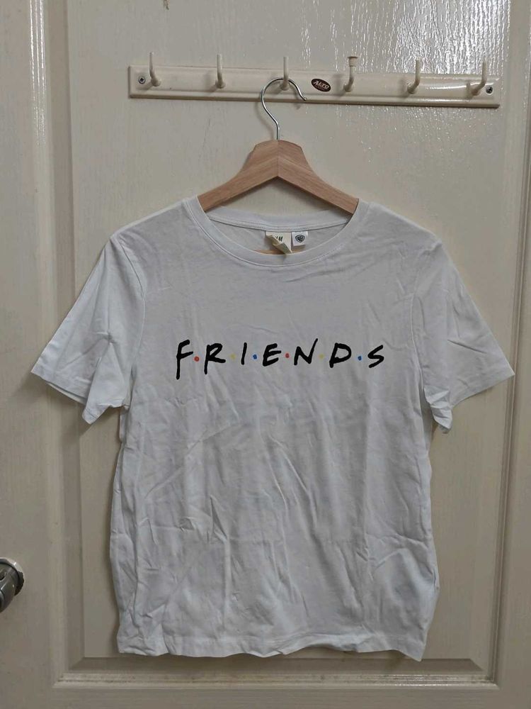 H&amp;M Friends Tshirt white