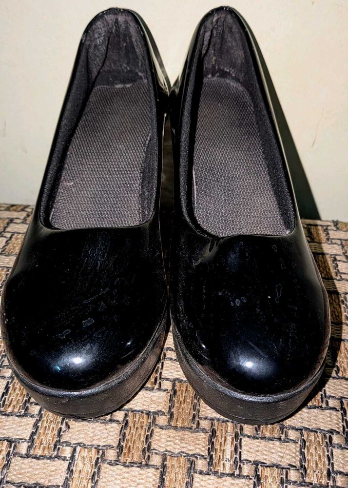 Classic Black Platform Heels