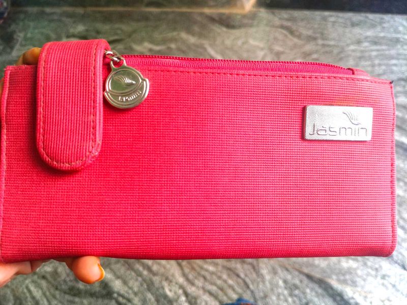Bright Pink Wallet