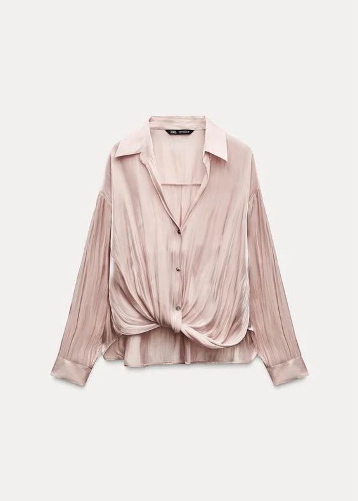 Zara Shimmering Shirt top