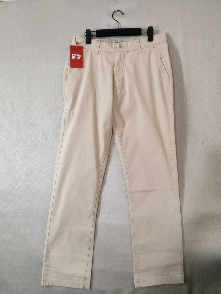 The Souled Store: Men's Beige Chinos (Brand New)