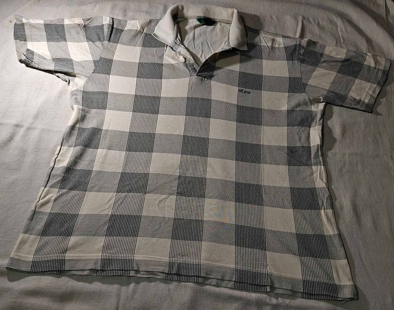 Men's Checked Polo Shirt