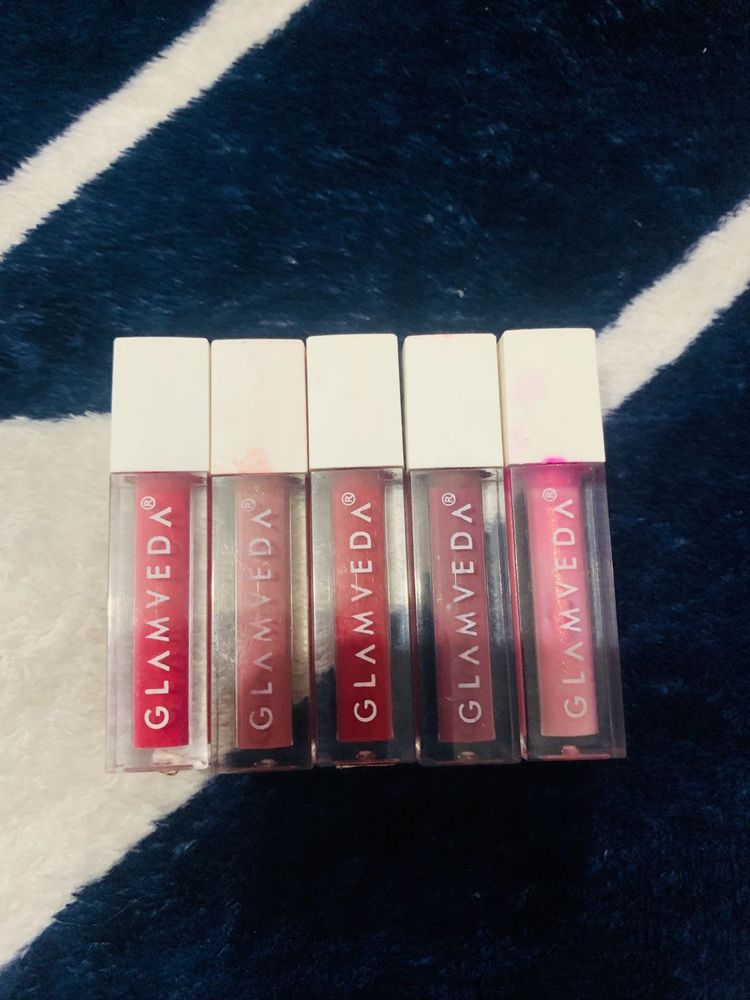 Glamveda Lip Tints - Set of 5