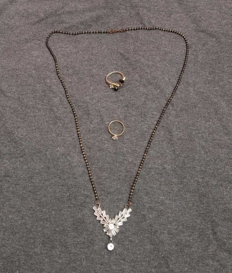 Mangalsutra with 2 Rings