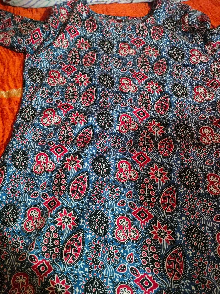 Floral Print Kurta