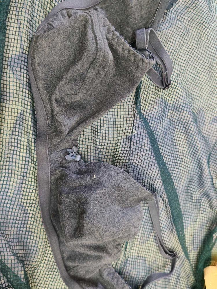 Comfortable Grey Bra