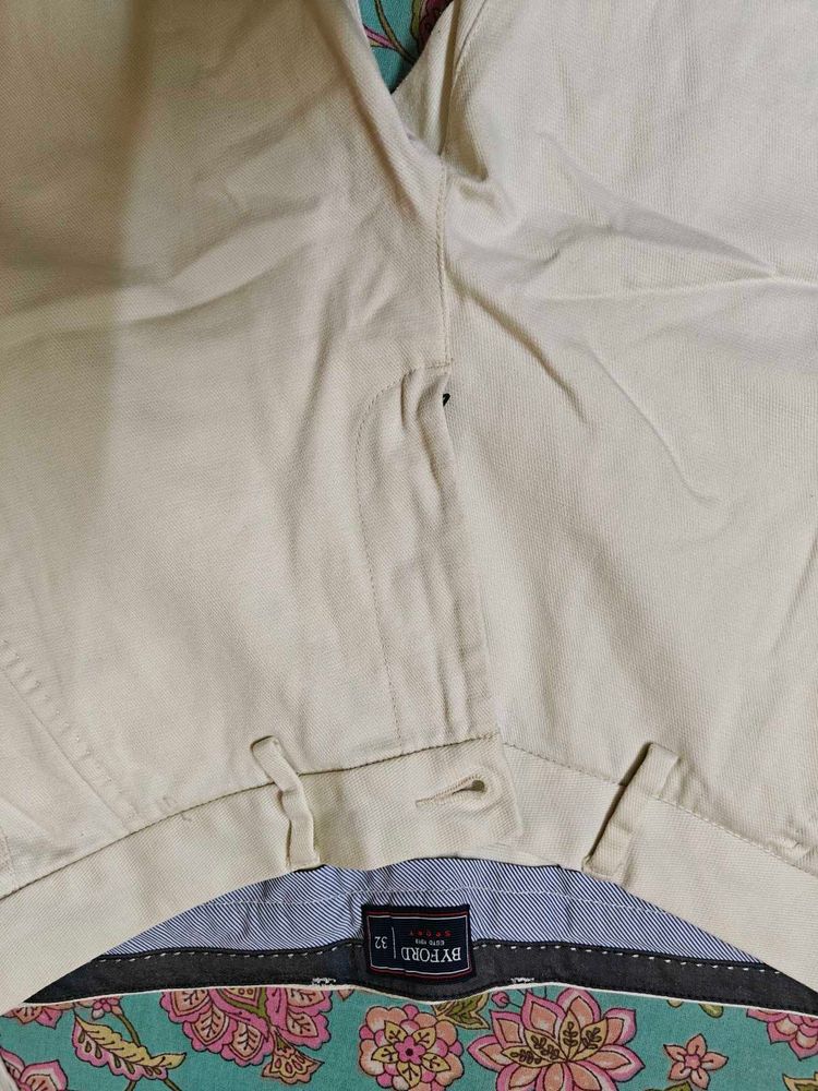 Men's Beige Chinos