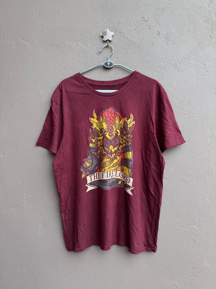 Maroon Graphic T-Shirt "The Firelord"