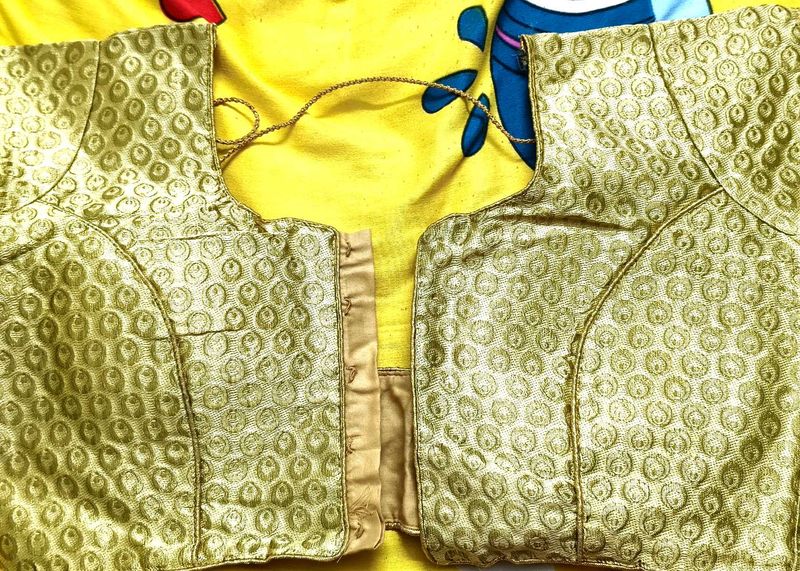 Golden Party Blouse