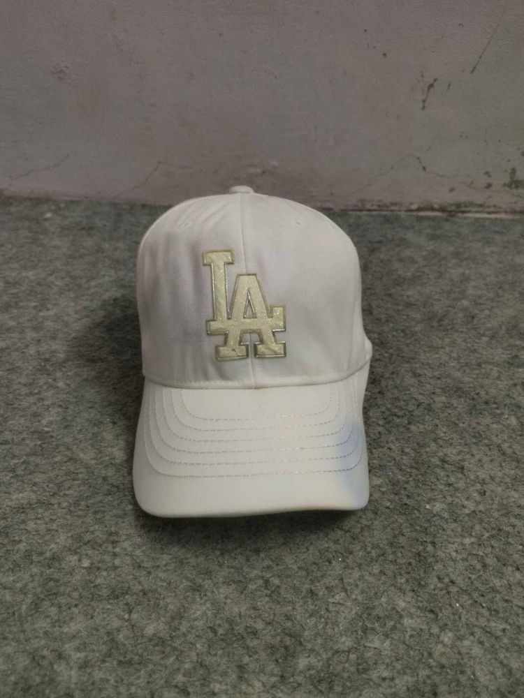 White LA Dodgers Baseball Cap