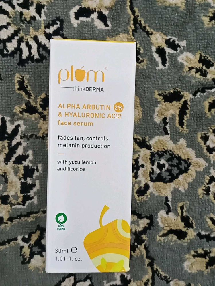 Plum Alpha Arbutin Face Serum