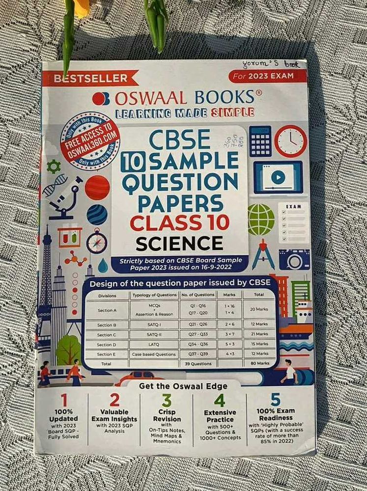 🎯Class 10 Oswaal Science Sample Papers