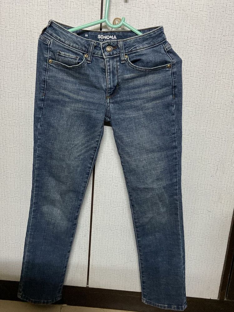 Sonoma Women's Blue Denim Jeans