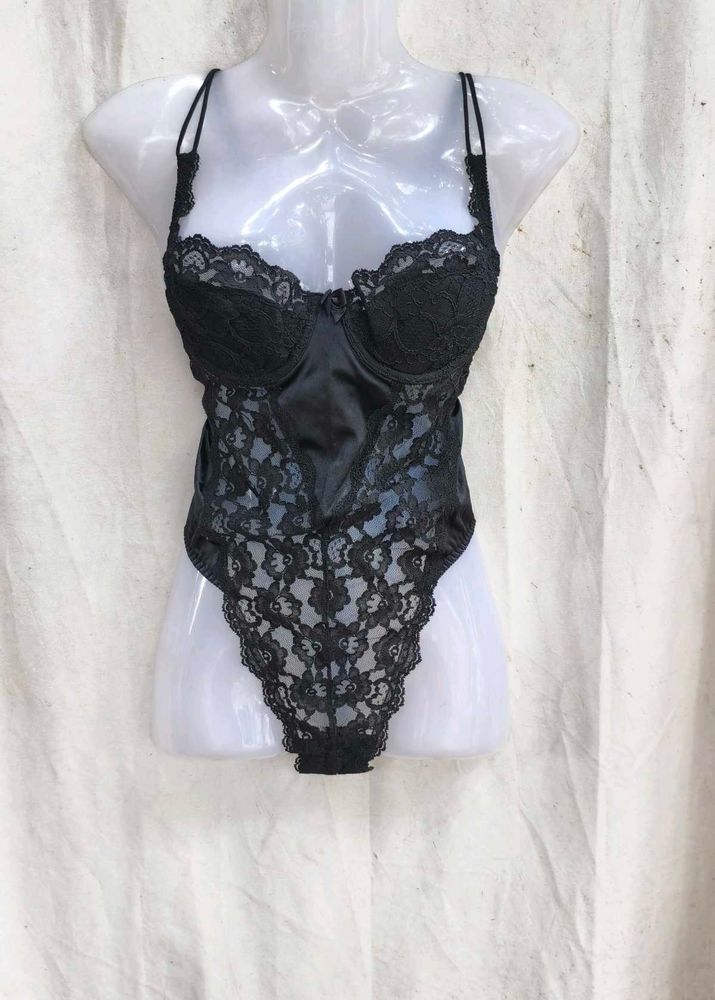 I. Black Lace Bodysuit