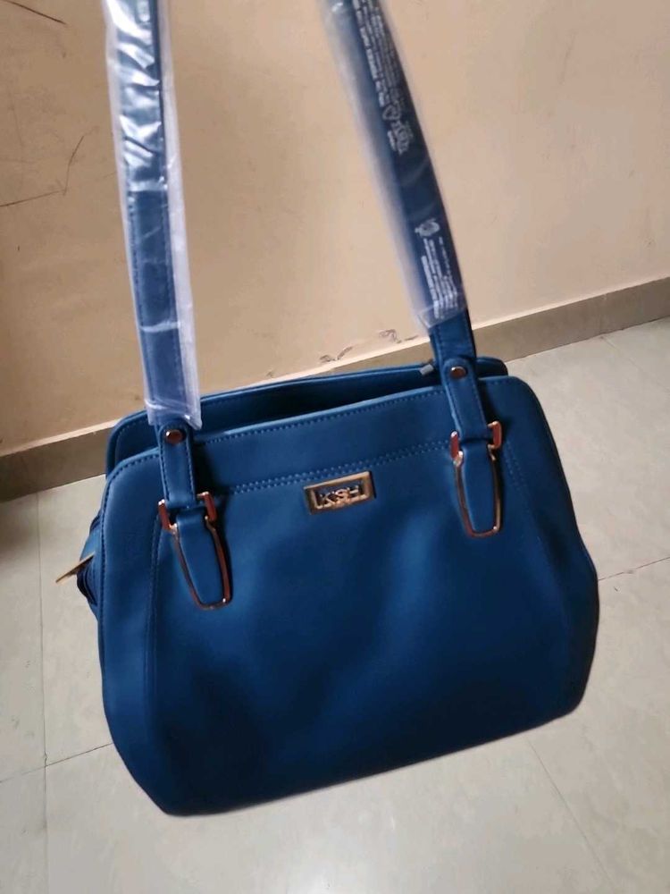 Stylish Blue Handbag