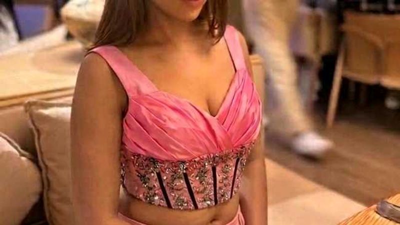 Pink Embroidered corset top