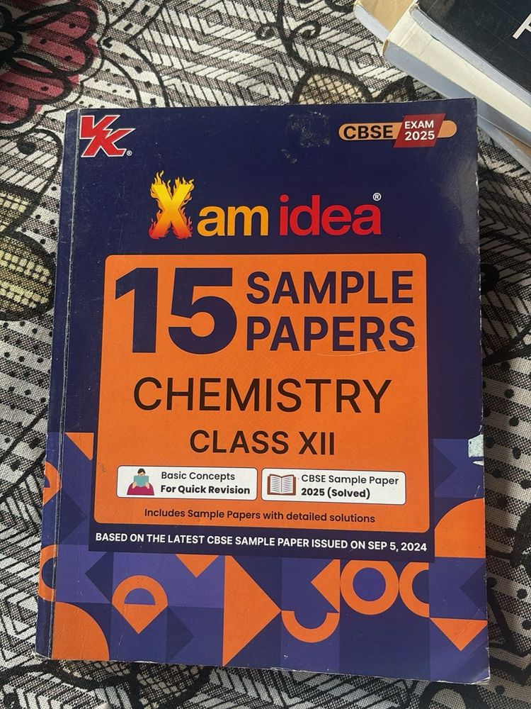 Xam Idea 15 Sample Papers Chemistry Class XII