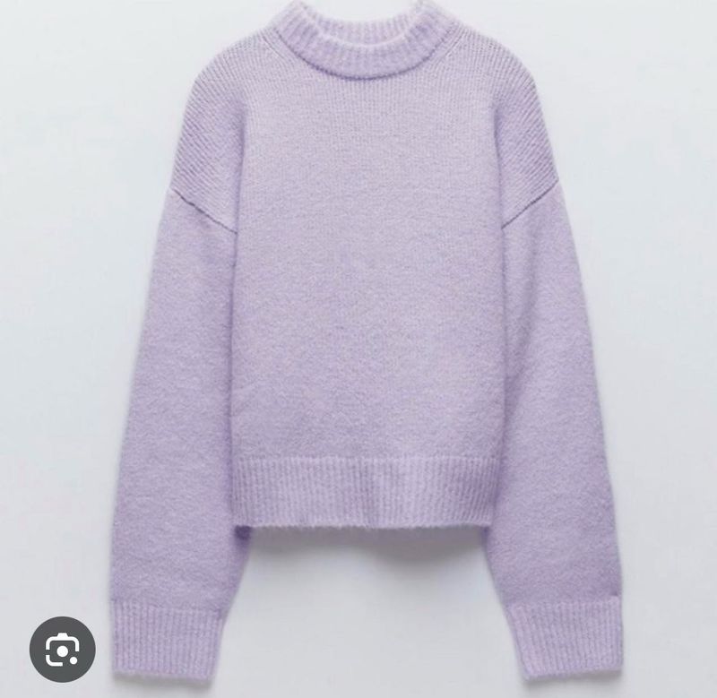 ZARA Lilac Pullover Sweater