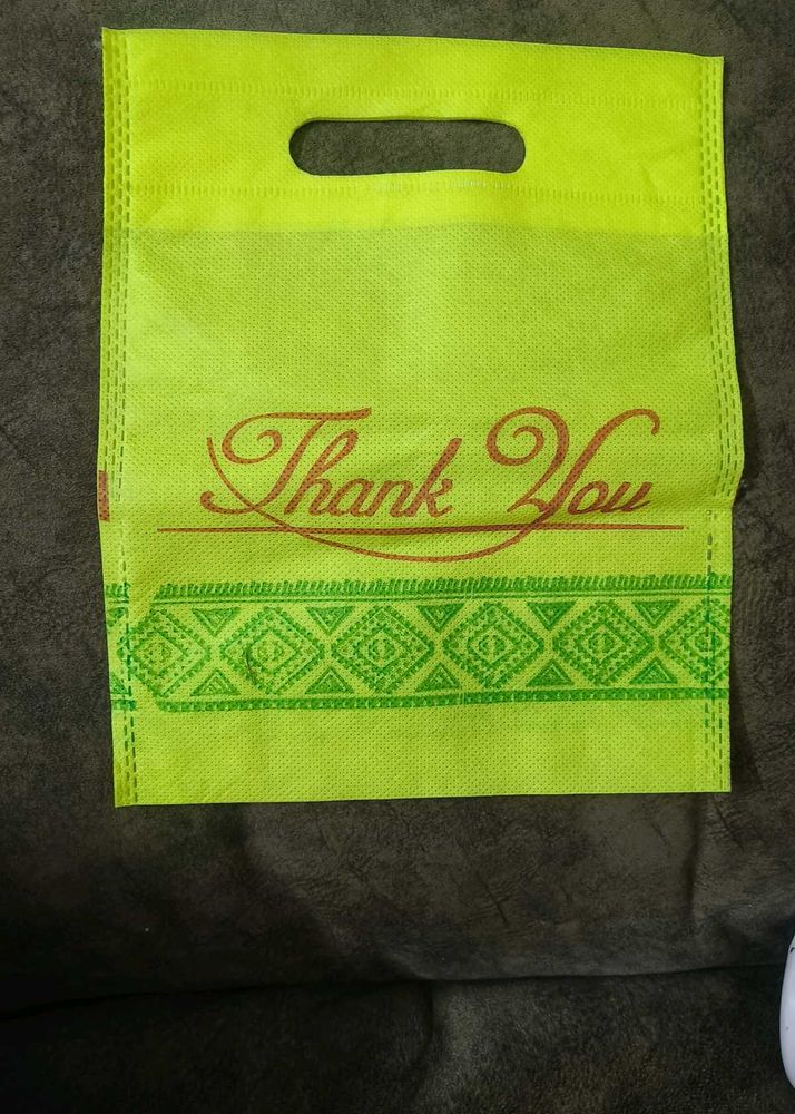 Bright Yellow "Thank You" Bag
