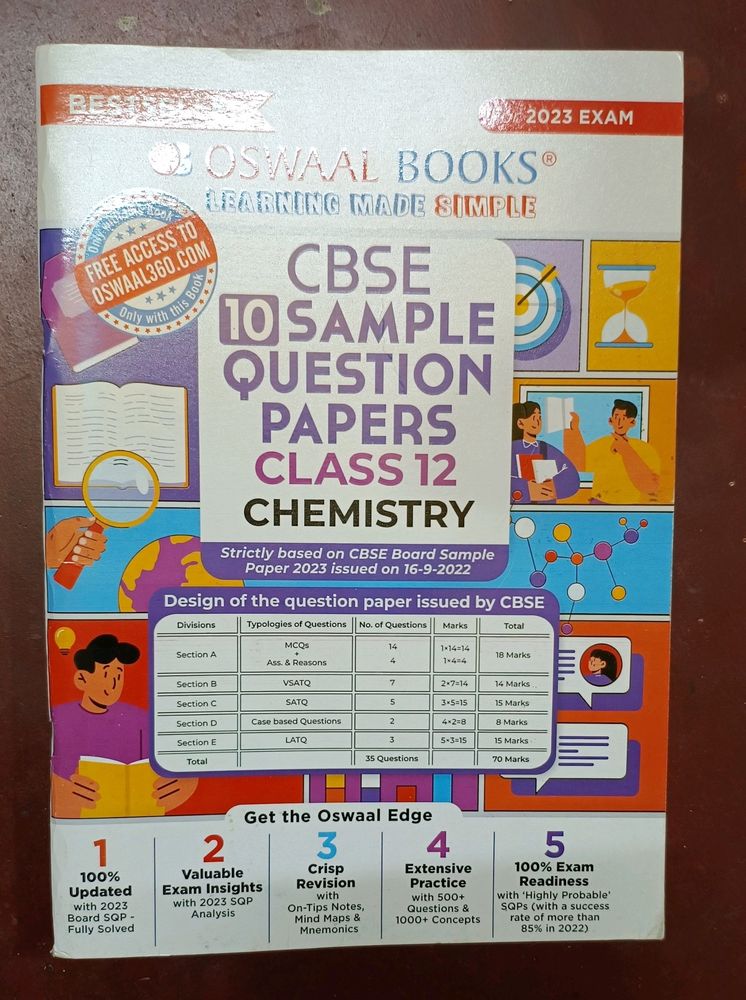 (🔥Lowest Price)Oswal Cbse Class 12 Chemistry Samp