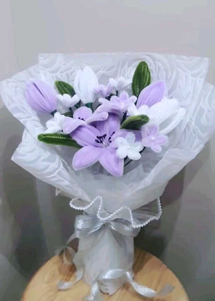 Handmade Crochet Flower Bouquet