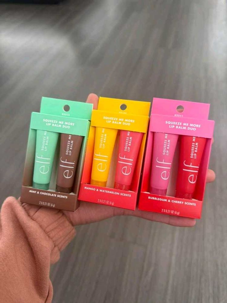 Elf Squeeze Me More Lip Balm Duos