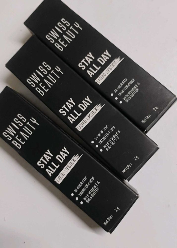 Swiss Beauty Stay All Day Liquid Lipstick Each 199