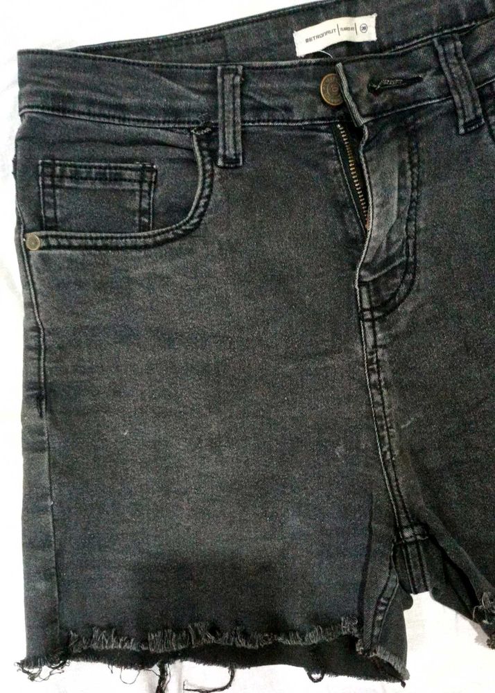 Charcoal Black Shorts
