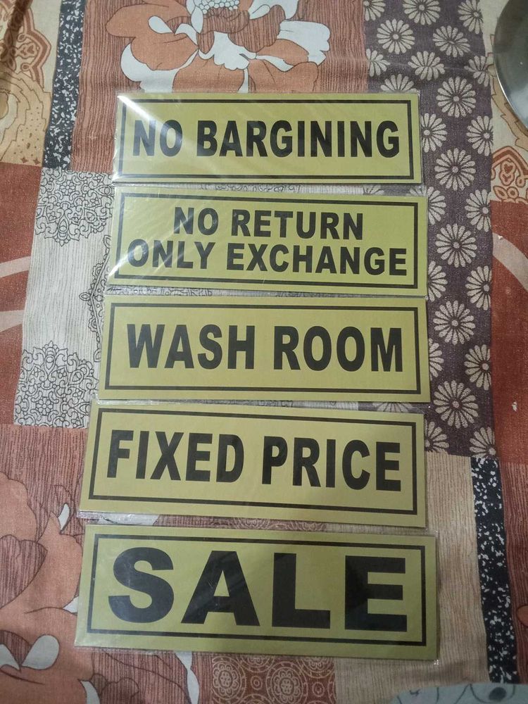 WOODEN SIGN BLOCKS FOR SHOPS