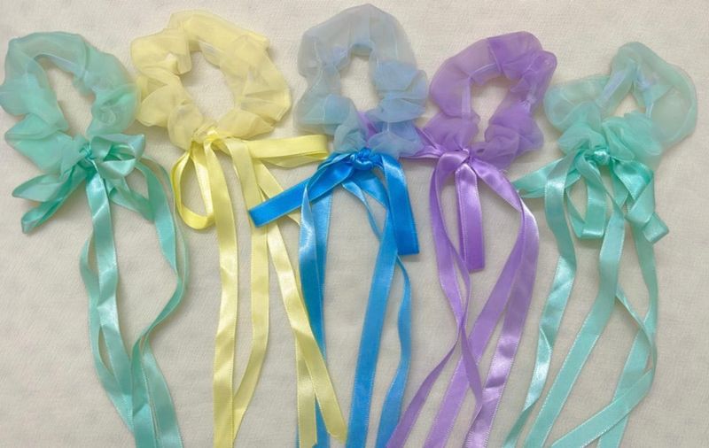 Brand New Ribbon Scrunchies