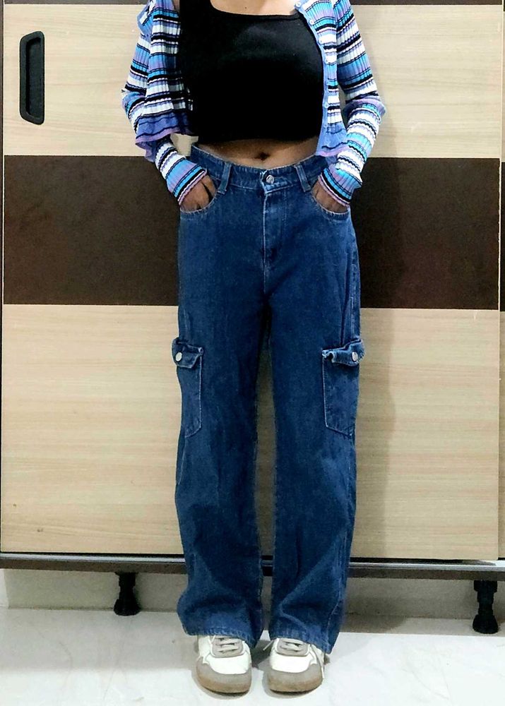 boyfriend cargo jeans
