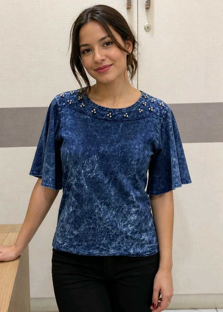 Denim Top