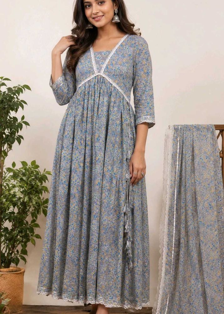 side cut anarkali