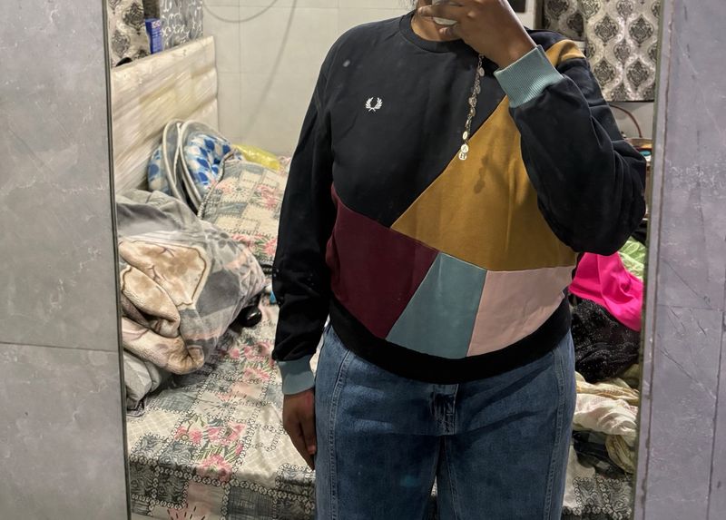 Fred Perry Color Block Sweatshirt