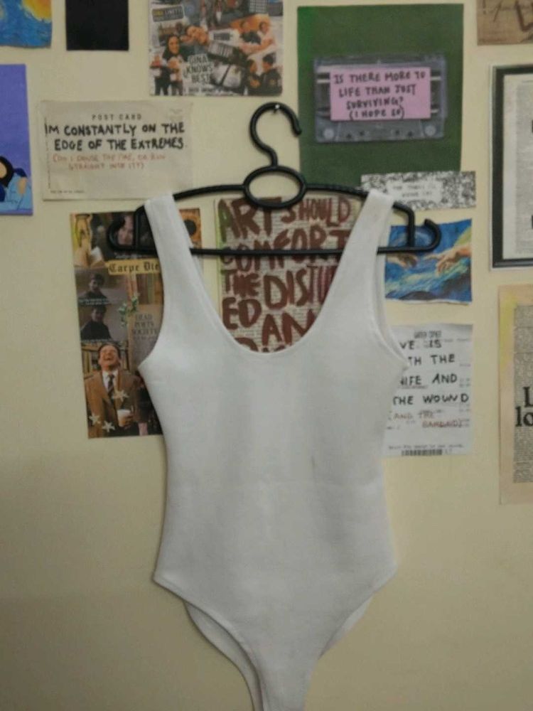 Classic White Bodysuit - Versatile &amp; Comfortable