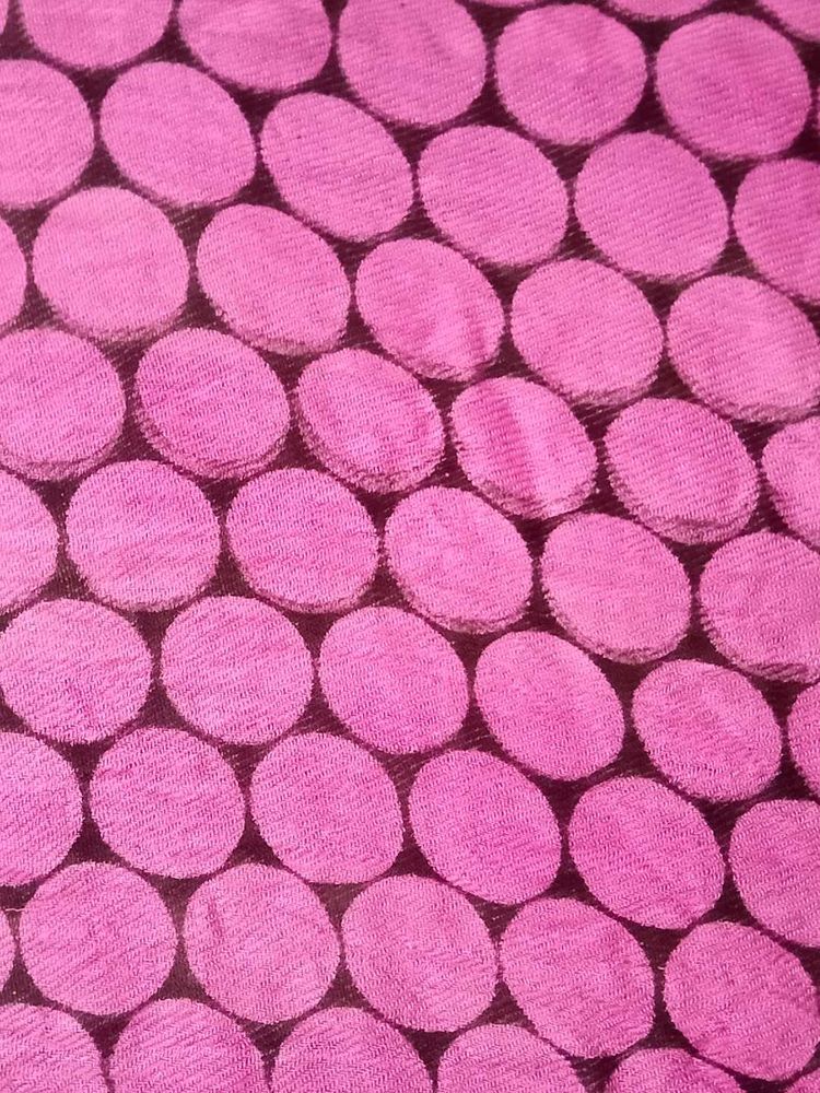 Pretty Pink Polka Dot Scarf/Stole